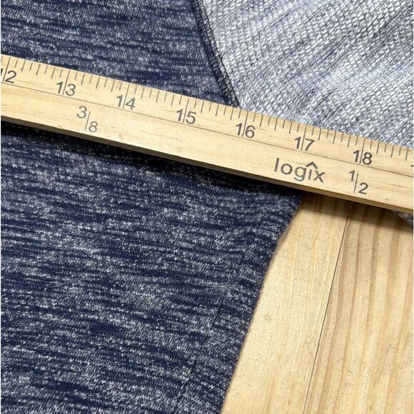 Express Fleece Hoodie Womens Full Zip Color Block XS Blue Drawstring - Picture 4 of 7